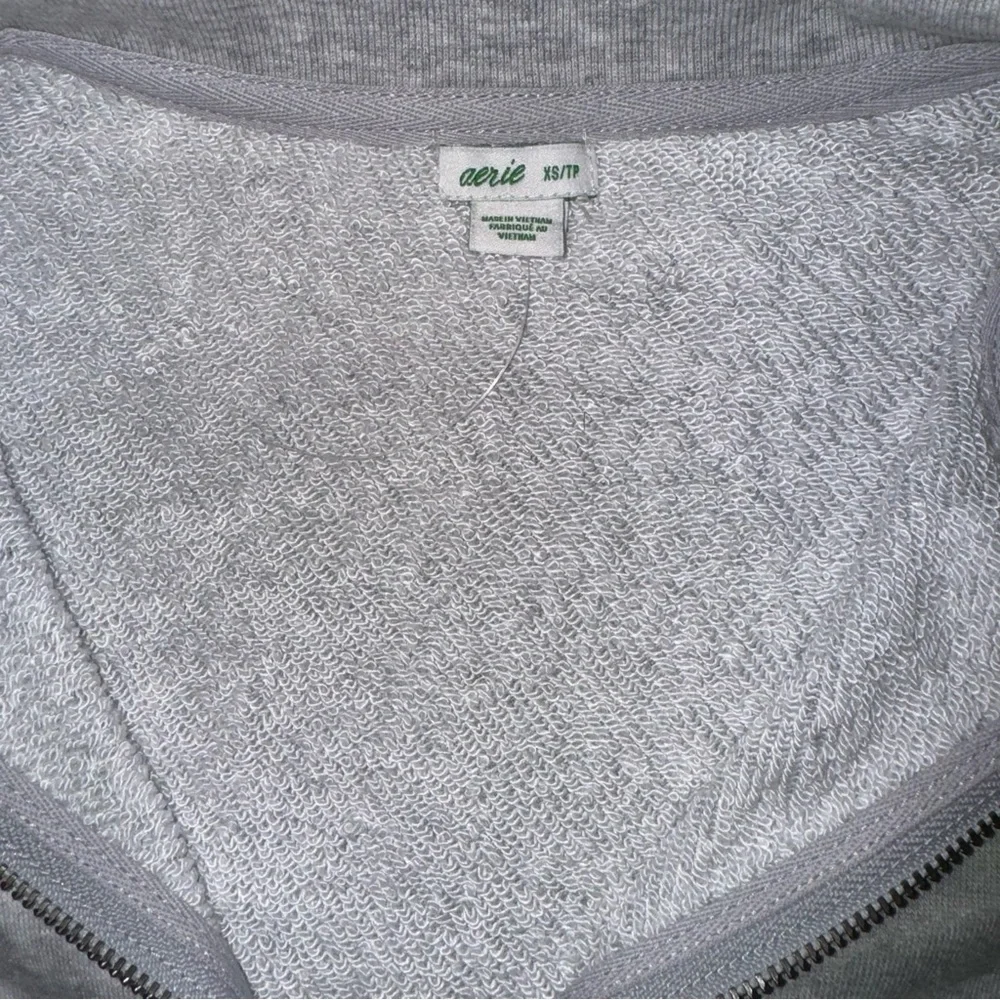 NWOT Aerie Camo soft half zip oversized sweater size small - Picture 7 of 7